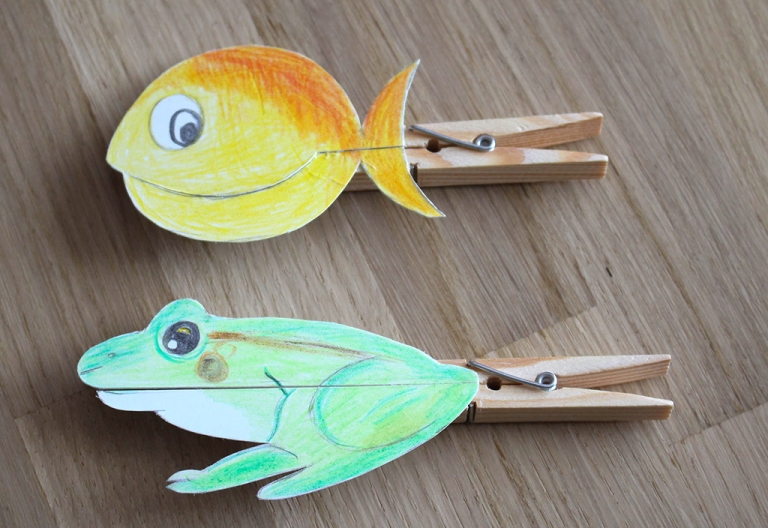 Atelier créatif : mes animaux en pince à linge - Blog King Jouet