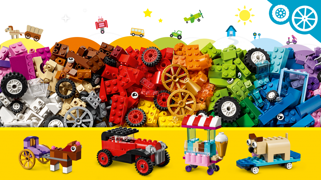 10715 - LEGO® Classic La boîte de briques et de roues