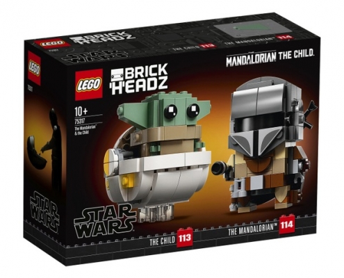 75317 - LEGO® BrickHeadz™- The Mandalorian et l'Enfant