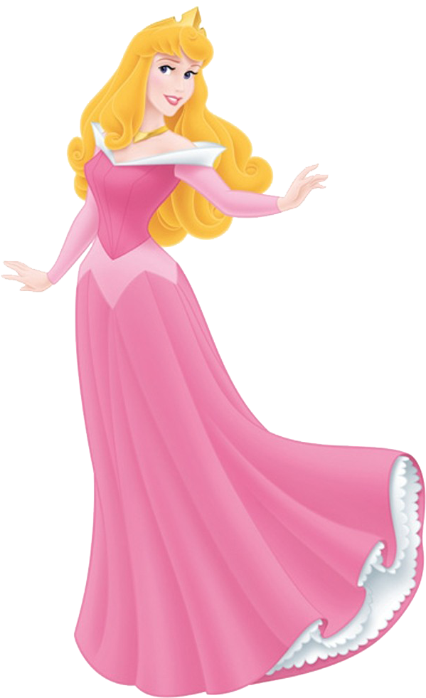 Princesse disney 2025 blonde robe rose